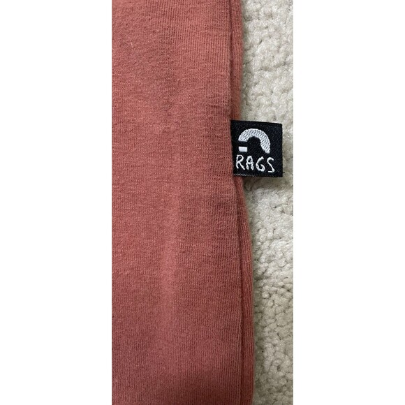 Rags to Raches 6-12M Romper Solid Terra Cotta Color - Picture 7 of 8